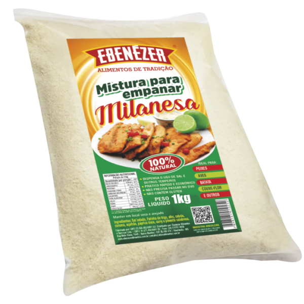 Mistura p/ Empanar - 1kg - Caixa c/ 10 unidades